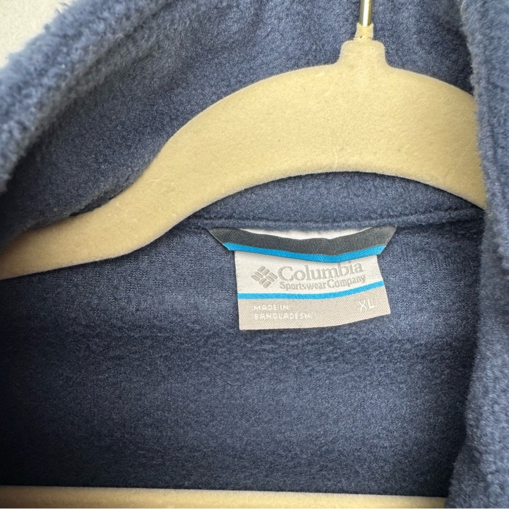 Columbia Steens Mountain Full-Zip Fleece Jacket In Collegiate Navy XL - Picture 16 of 16